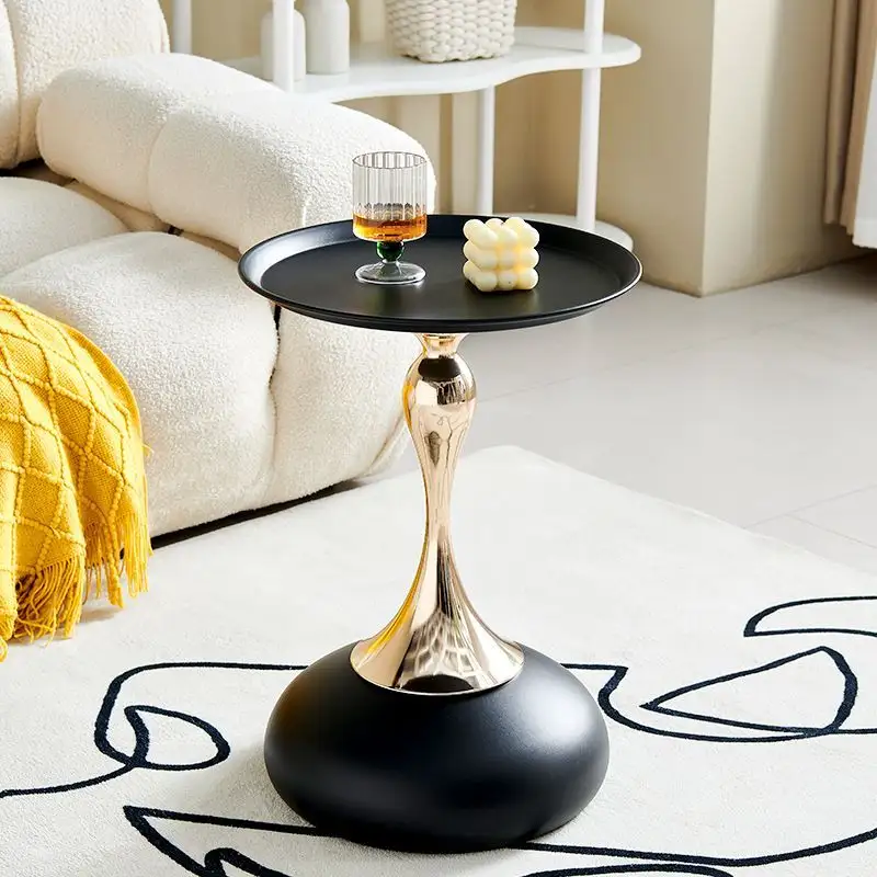 ARMANIA Side Table, Tray Small Round End Table, Rustic Side Table, Mini Side Table, Pedestal Tables/Flower Stand Living Bed Room