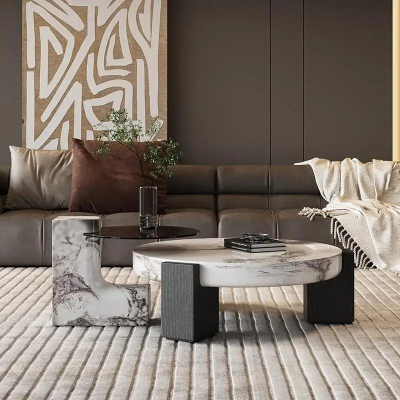 BALEY Coffee Table | Coffee Table for Living Room | Stylish Centre Table with Natural Matte Finish