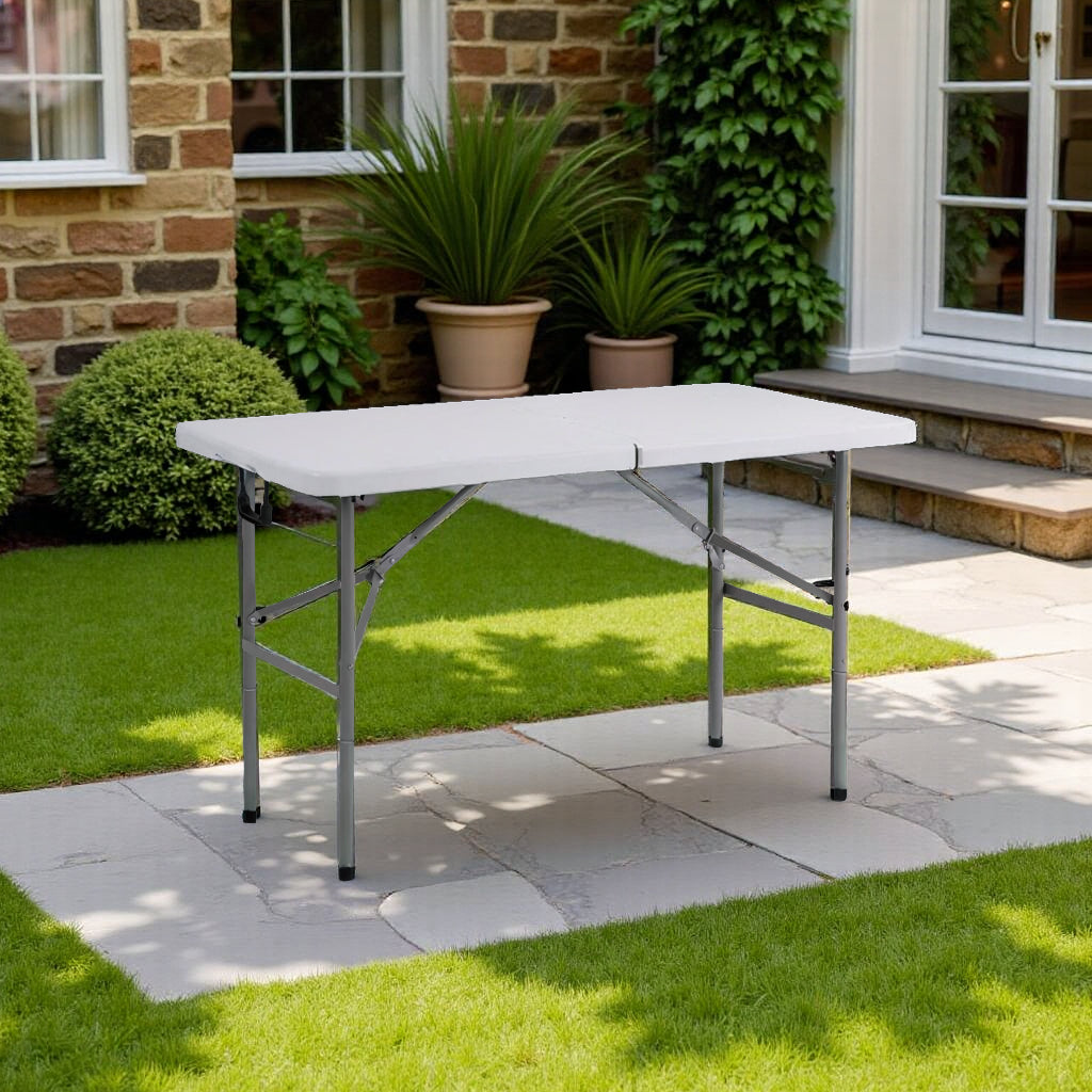 Buy White Portable Folding HDPE Picnic Table UrbanCart