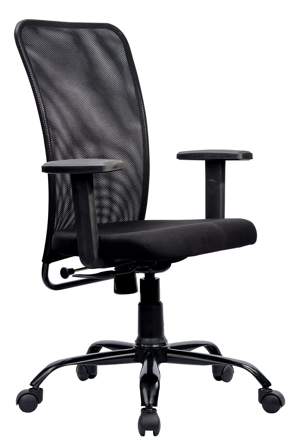 Damien Medium Back Executive Mesh Office Chair - Black