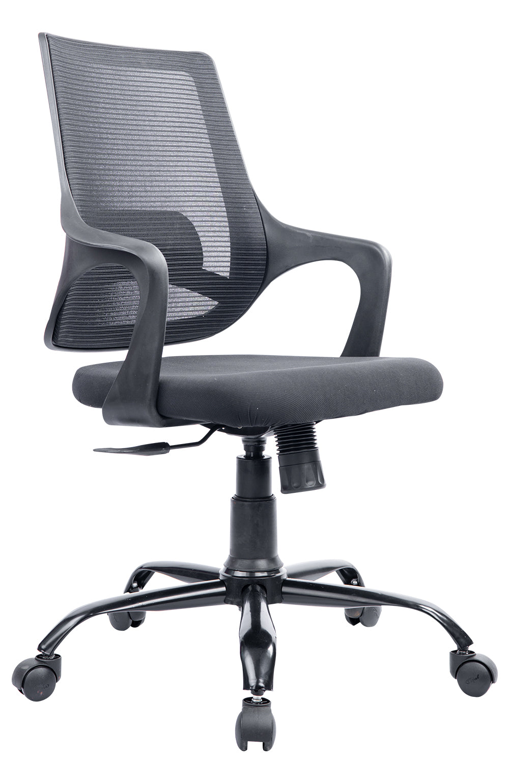 Kylo Medium Back Executive Mesh Office Chair With Metal Base - Grey