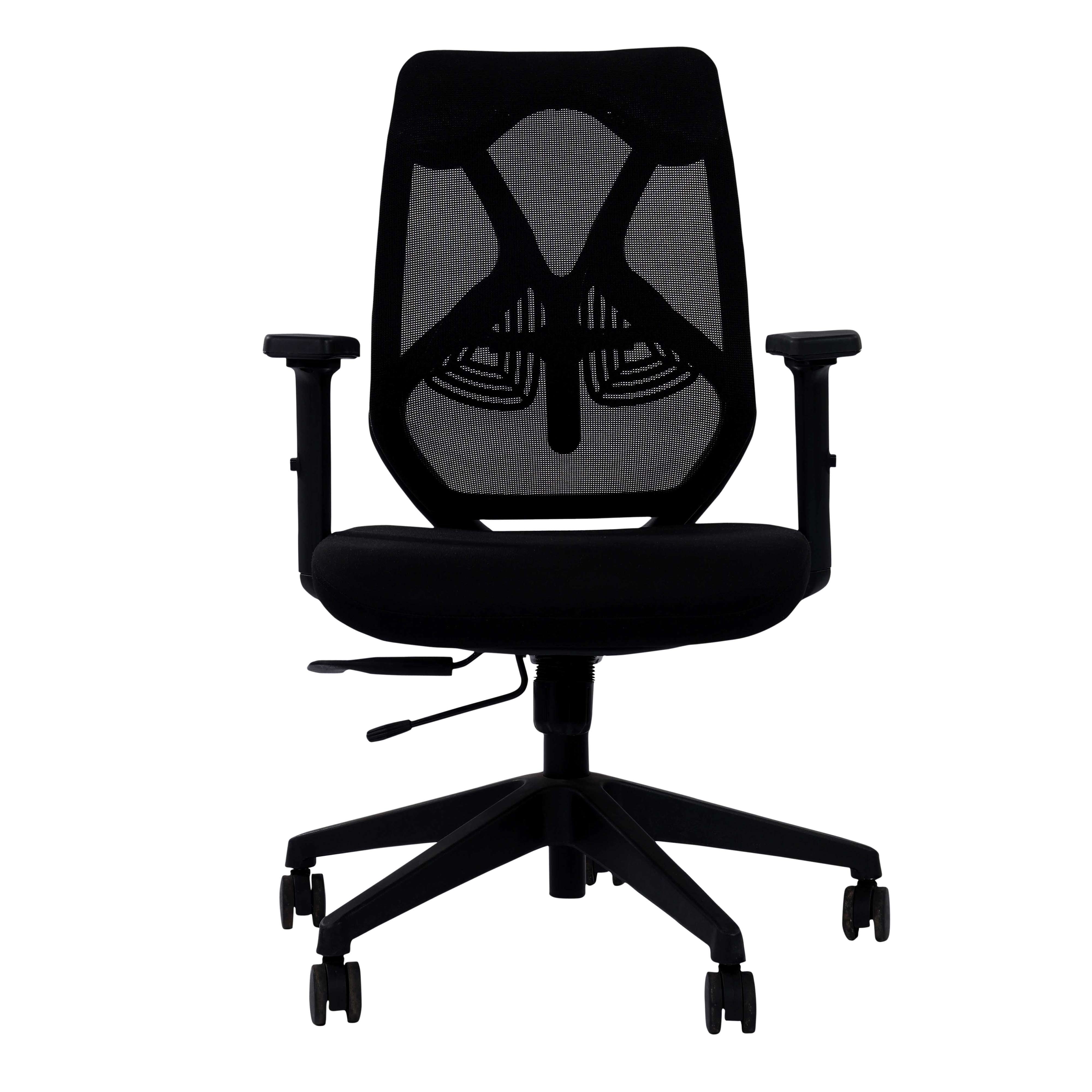 Magnus Medium Back Executive Cusion Office Chair - Black Chair urbancart