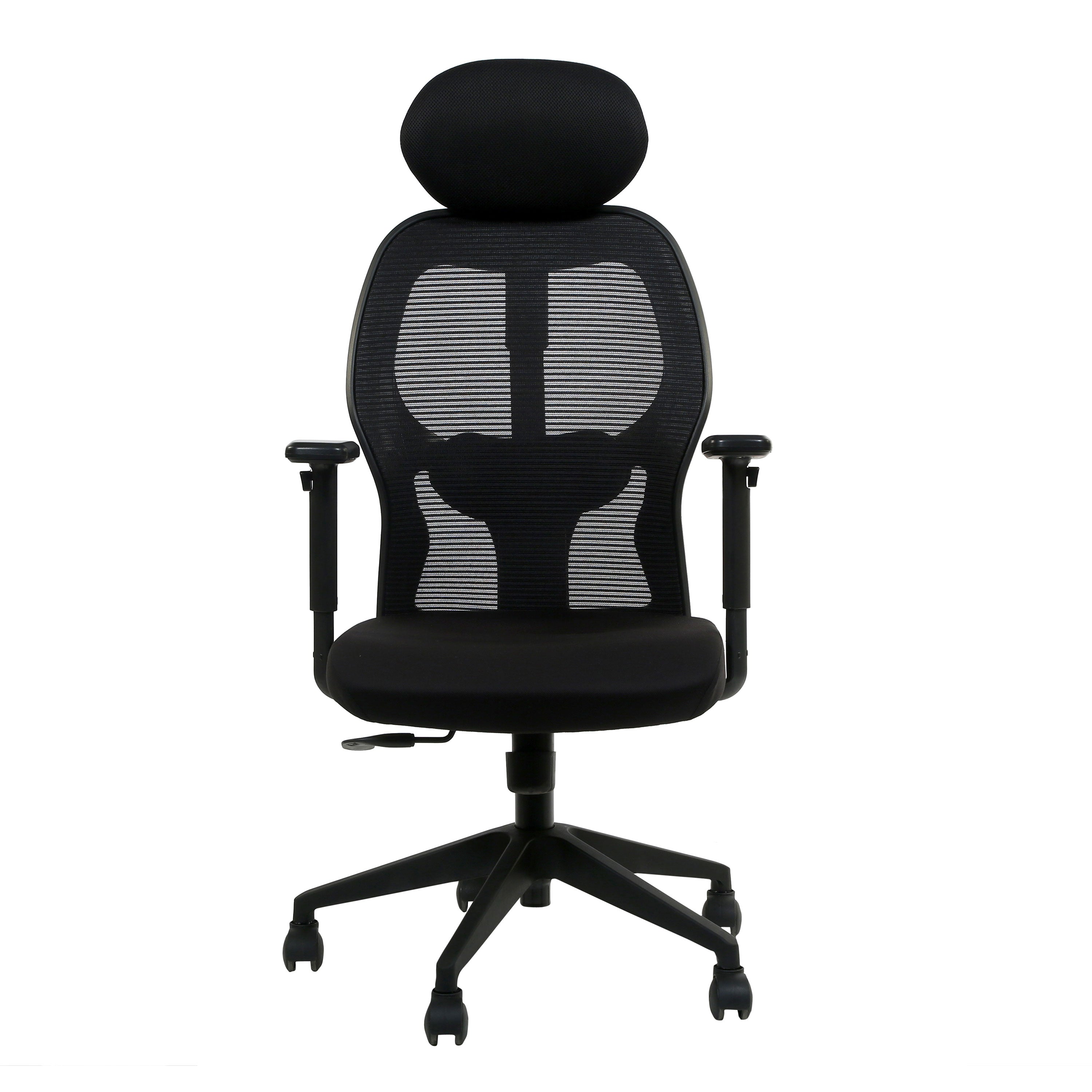 Kingston High Back Office Chair with Nylon Base - Black