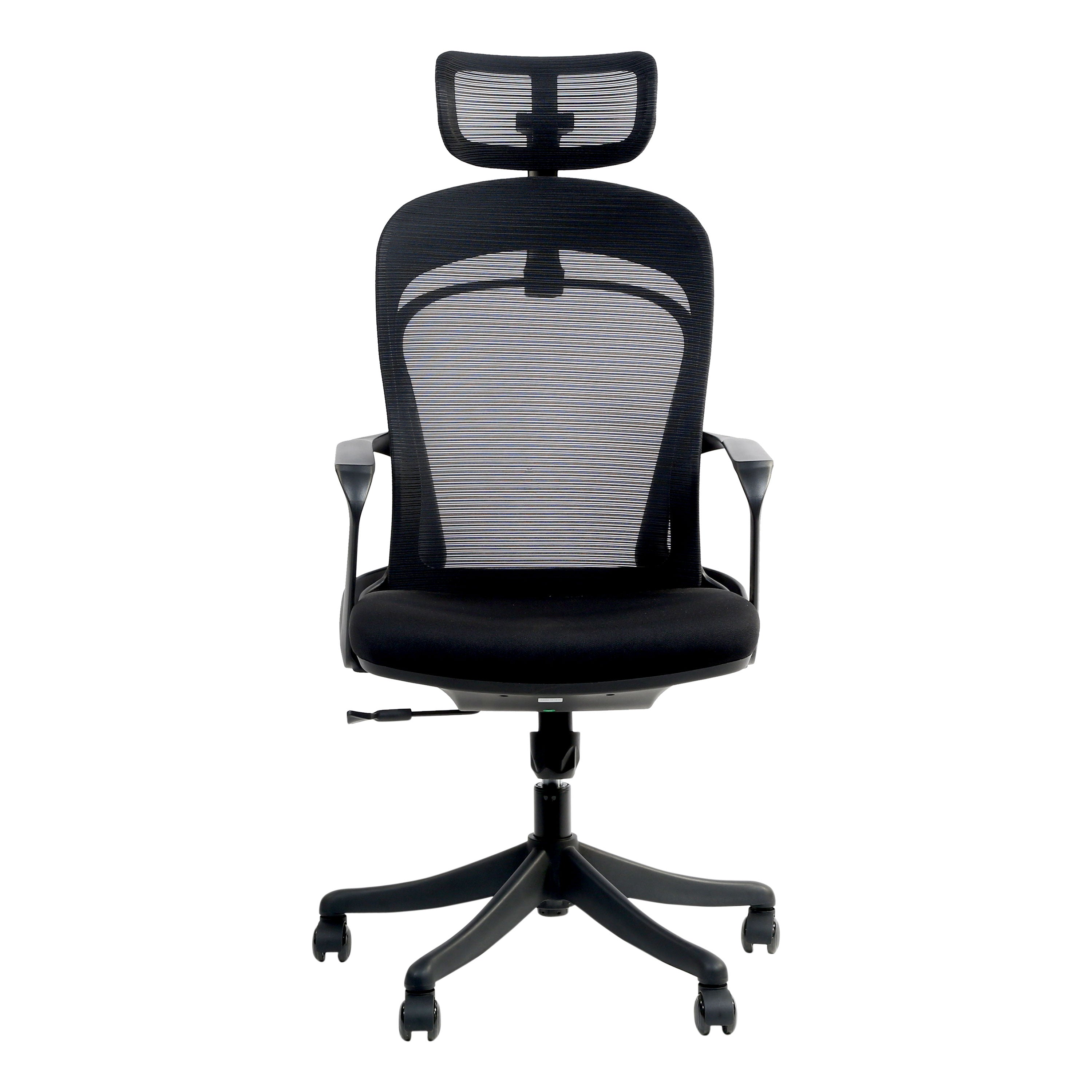 Emilio Executive High Back Office Chair with Nylon Base - Black