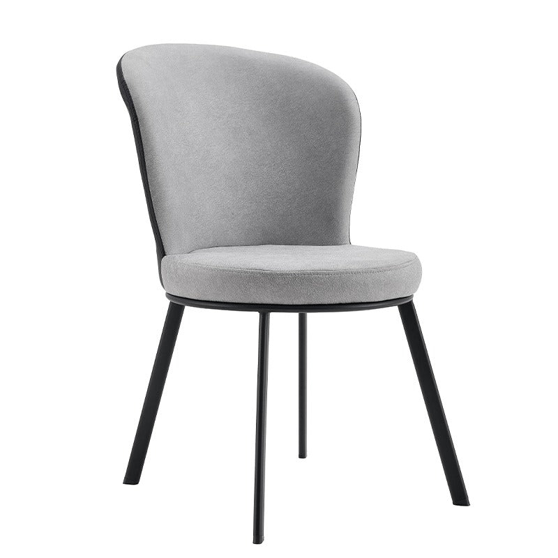 Metal Chair with Cushion Grey freeshipping