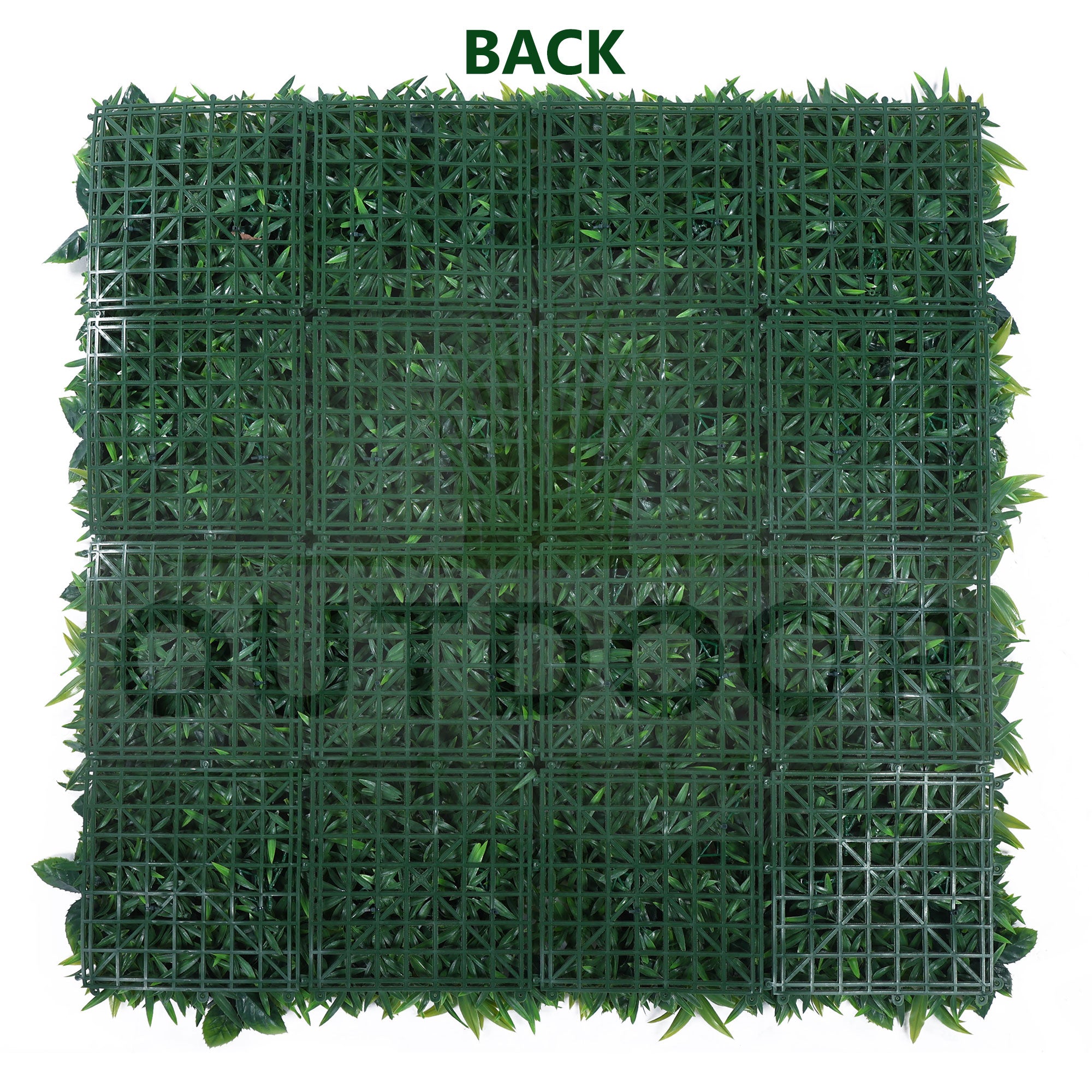 Red and Green Mix Leaves Vertical Garden Wall Tile (Size: 100cm x 100cm, Pack of 1)