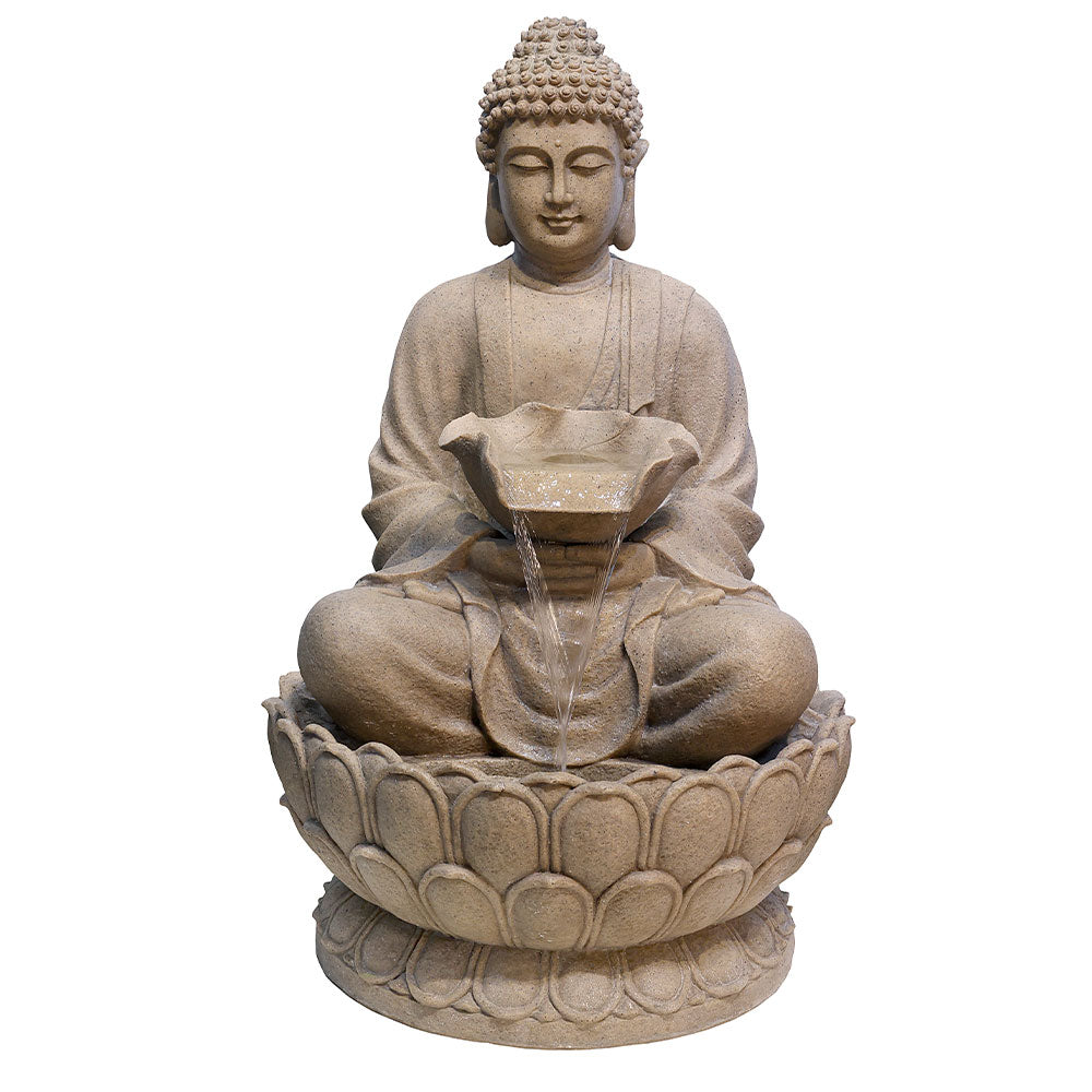 Big Lotus Buddha Indoor Outdoor Water Fountain