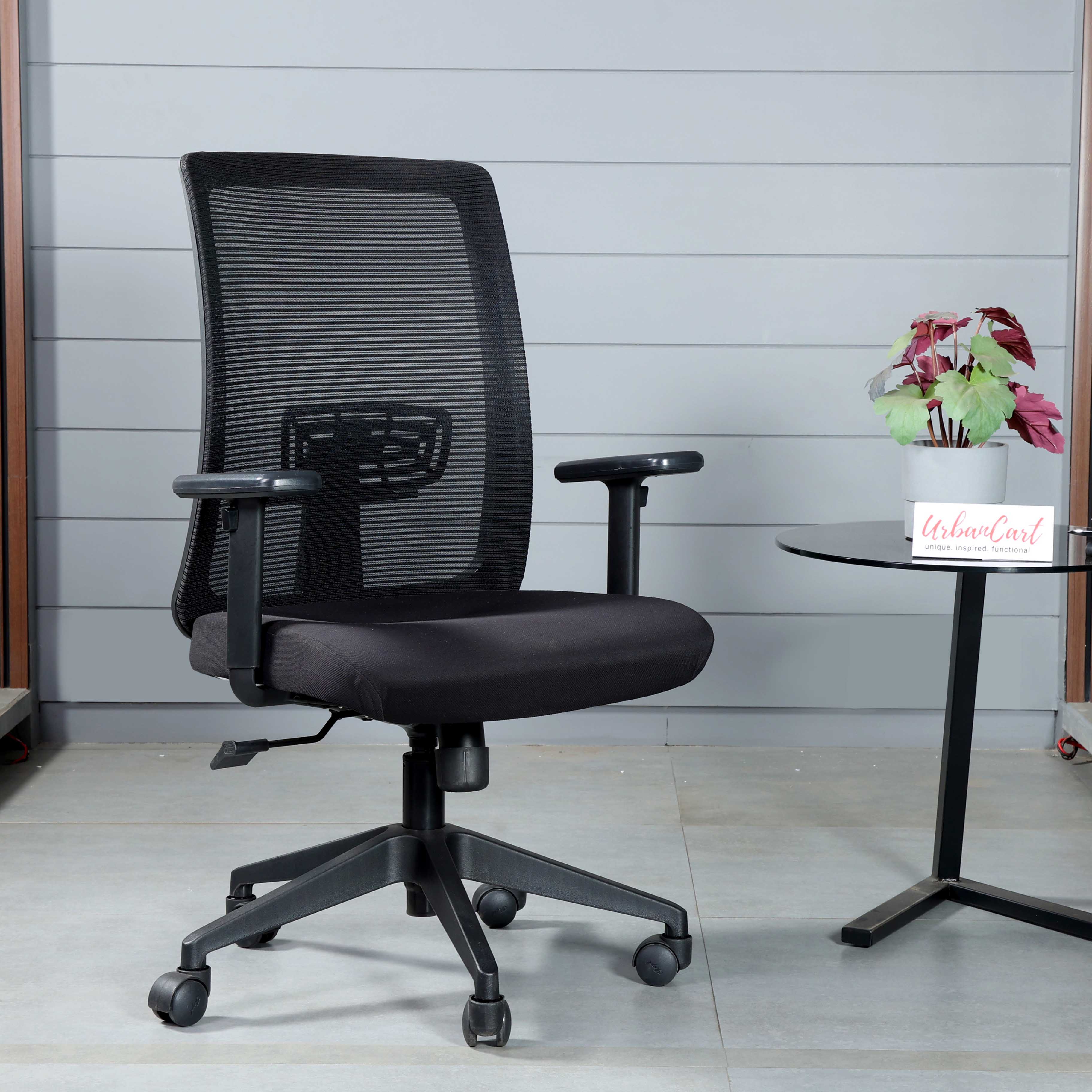 Diego Workstation Office Chair - Black Chair urbancart