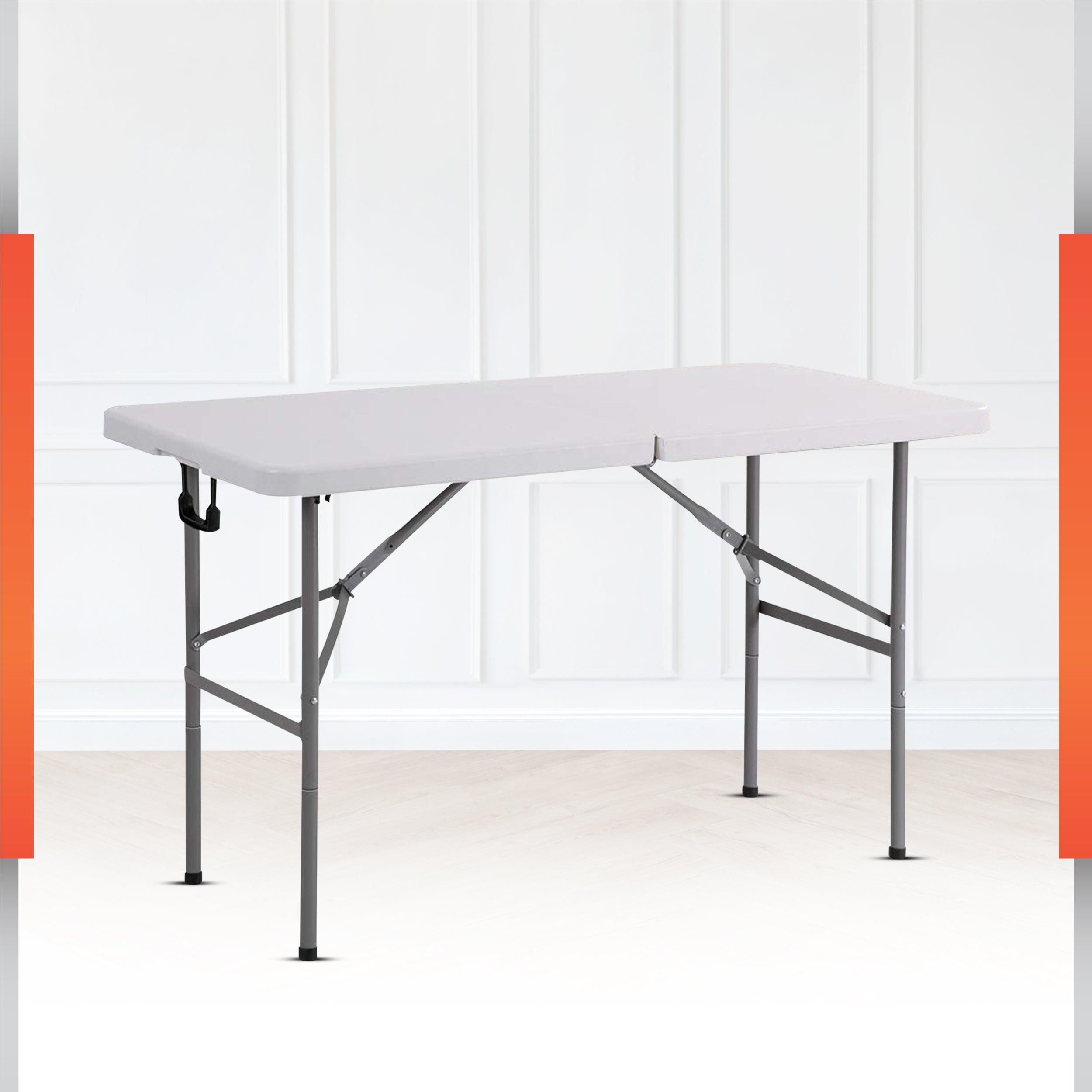 1.2 Metre Portable Folding ABS Outdoor Picnic Garden Table - White OUTDOOR urbancart.in