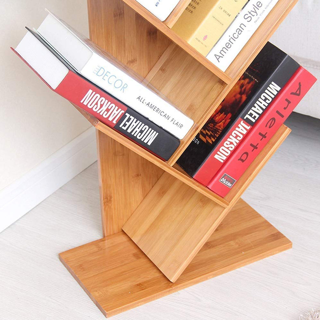 5 Tier Tree Bookshelf / Rack Organizer - Brown CABINET + BOOKSHELF urbancart.in