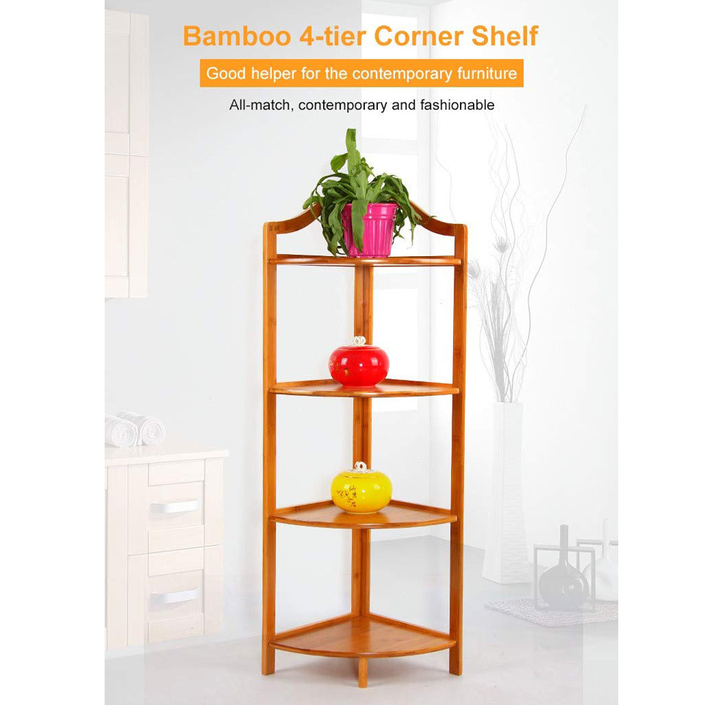 4 Tiers Corner Multi-Functional Flower Plant Display Stand FLOWER RACK urbancart.in