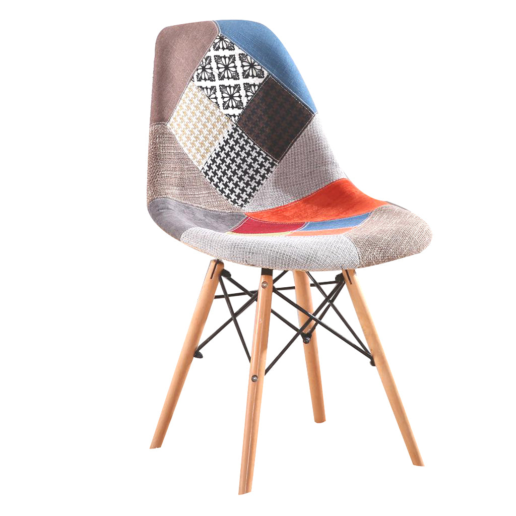 Eames Replica Patchwork Chair - Multicolor Chair urbancart.in