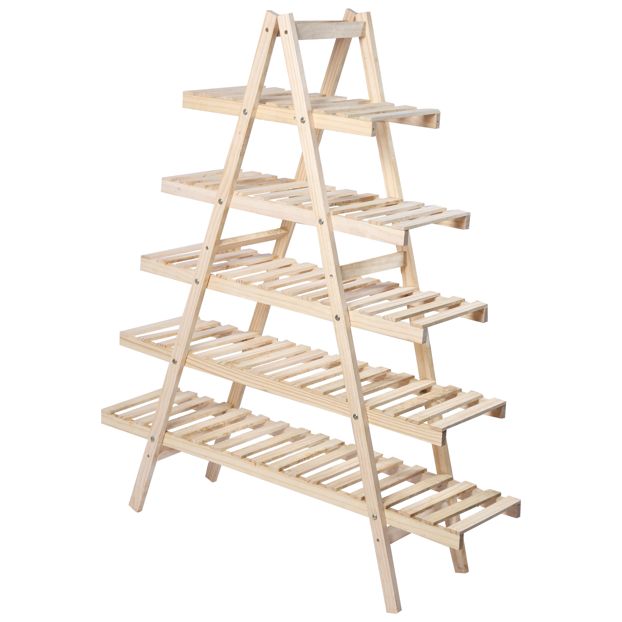 5-Tier Wooden Storage Organizer