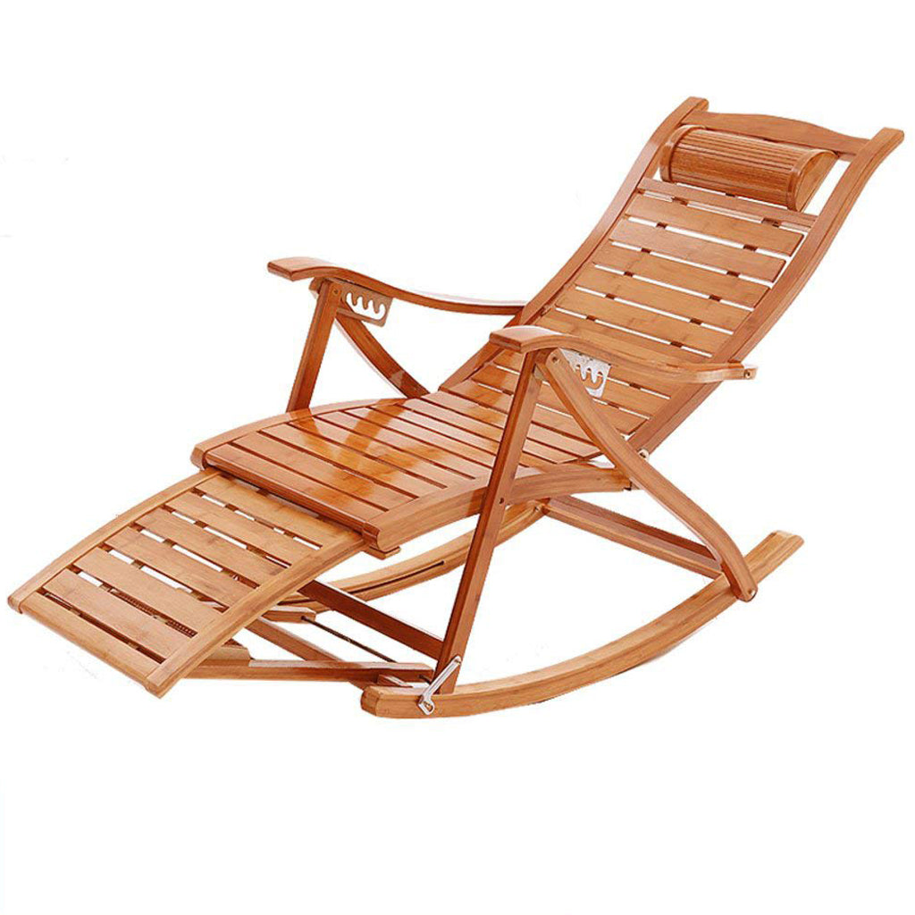 Rocking Bamboo Lounge Chair Chair urbancart.in