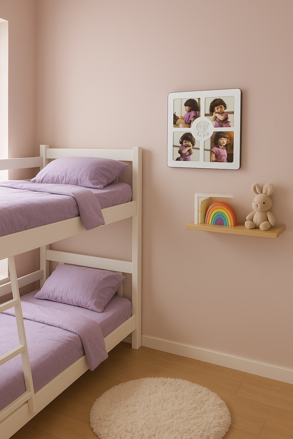 Urbancart Table Top Display and Wall mounting Photo Frame for Home/Office, White(Holds Upto 4 Photos)