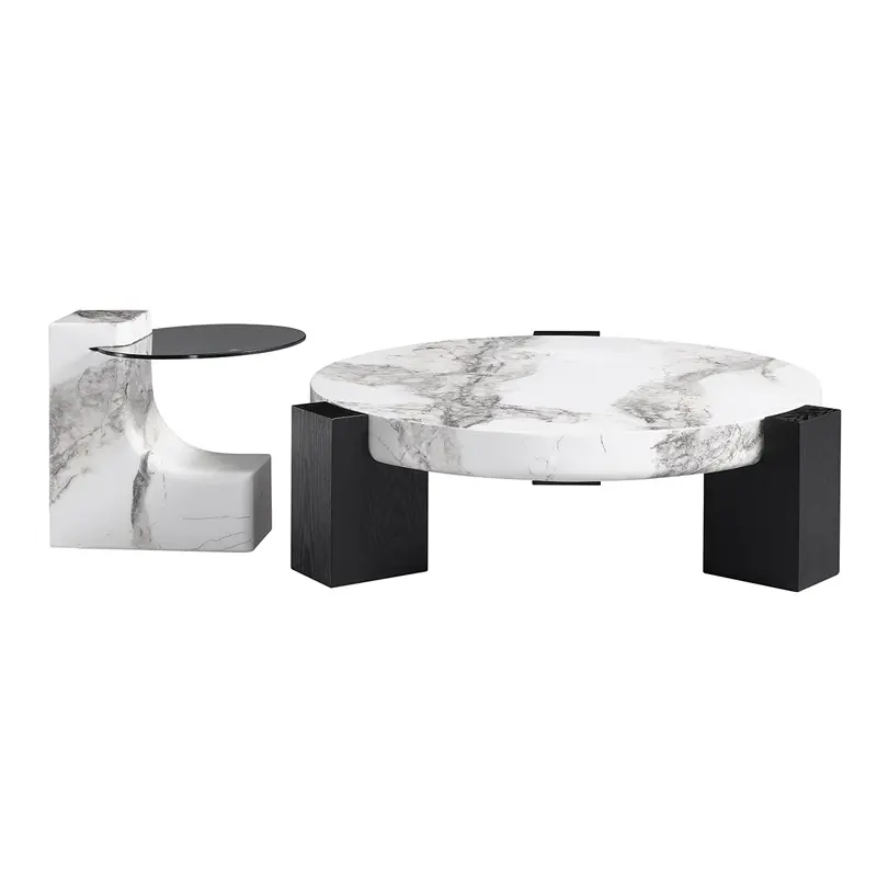 BALEY Coffee Table | Coffee Table for Living Room | Stylish Centre Table with Natural Matte Finish