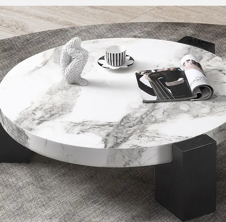 BALEY Coffee Table | Coffee Table for Living Room | Stylish Centre Table with Natural Matte Finish