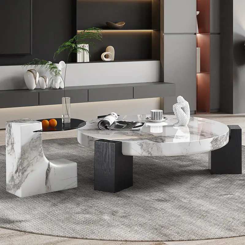 BALEY Coffee Table | Coffee Table for Living Room | Stylish Centre Table with Natural Matte Finish