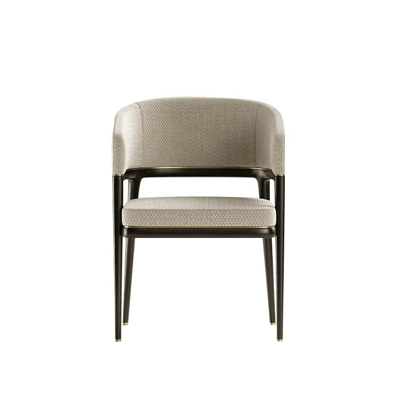 ANDORRA Dining Chair | Accent Chair for Living Room Bedroom Restaurant | (Grey)