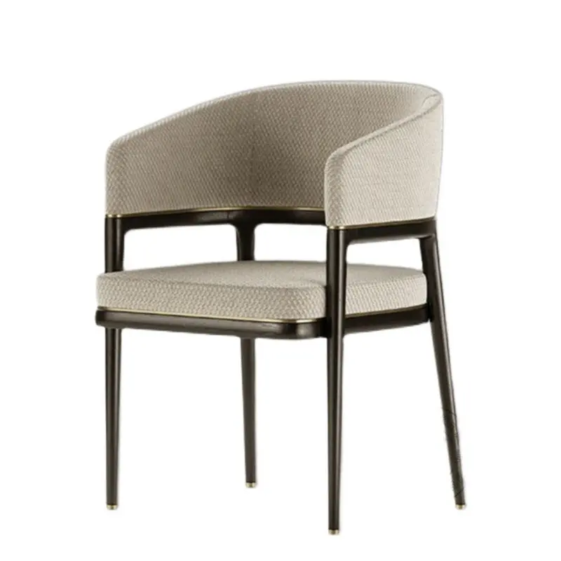 ANDORRA Dining Chair | Accent Chair for Living Room Bedroom Restaurant | (Grey)