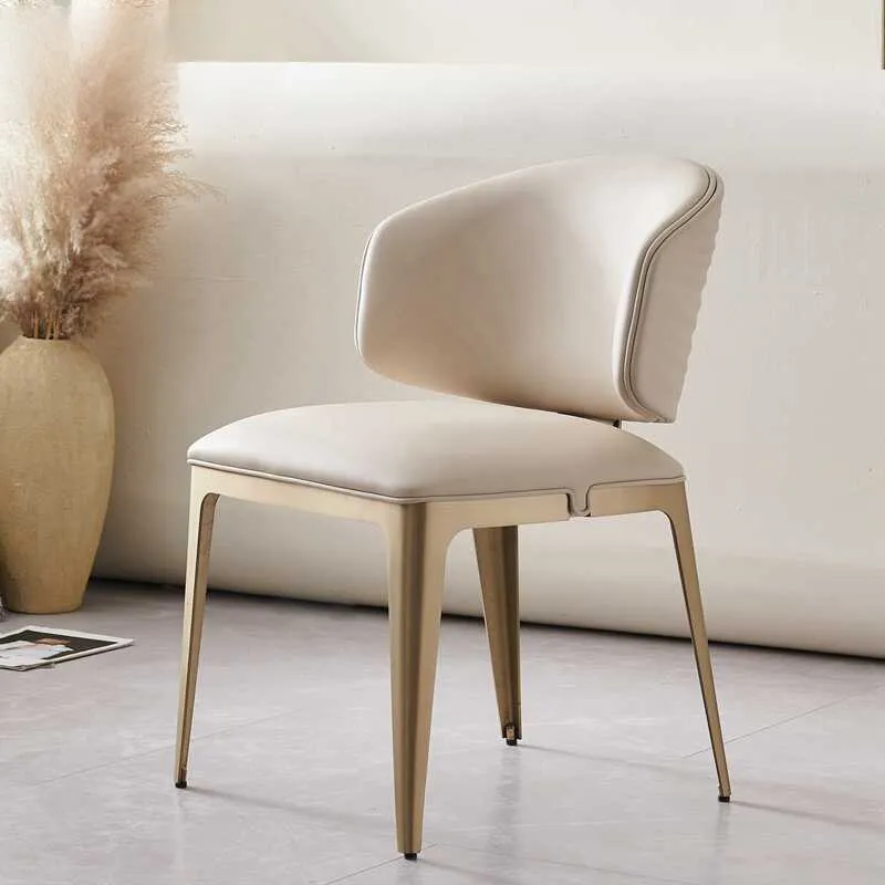 KARA Dining Chair with Pu Leather & SS legs for Living Room, Bedroom, Restaurant, Cafe