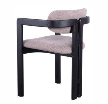 COMO Dining Chairs for Living Room, Bedroom, Restaurant, Modern Contemporary Upholstered  (Grey)