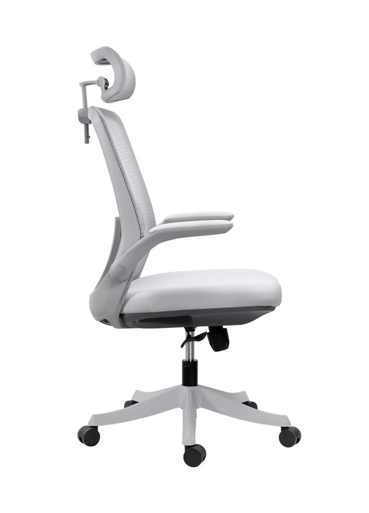 Noel Executive High Back Office Chair with Nylon Base - Grey
