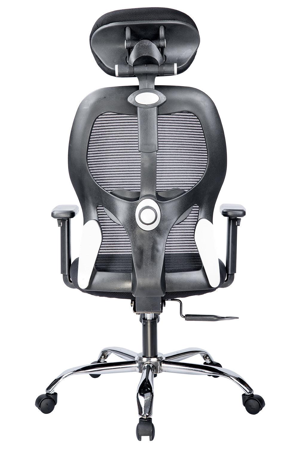 Victor High-Back Executive Office Chair with Mesh Seat, 1D Armrest And