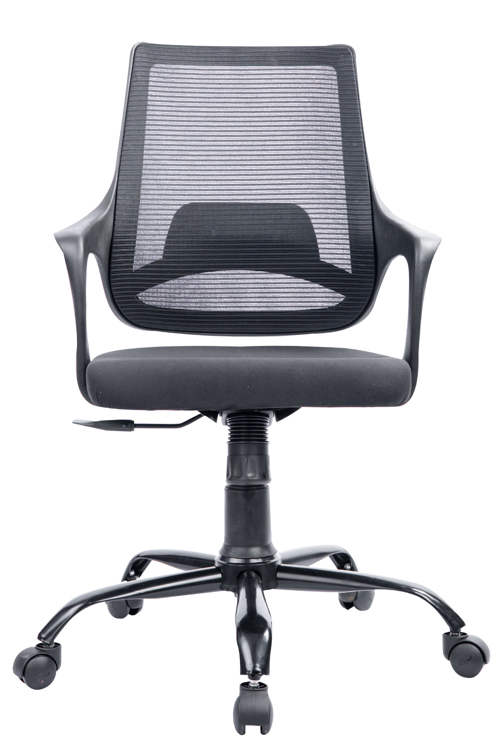 Kylo Medium Back Executive Mesh Office Chair With Metal Base - Grey