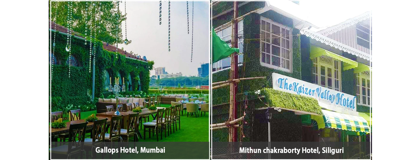Completed Projects - Gallops Hotel, Mumbai & Mithun Chakraborty Hotel, Siliguri