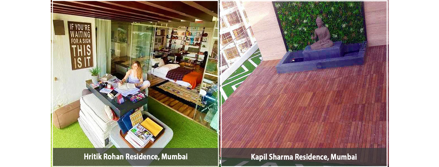 Completed Projects - Hritik Rohan Residence Mumbai & Kapil Sharma Residence Mumbai