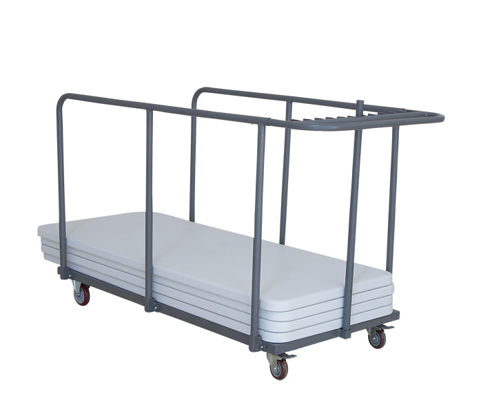 Multi-Function Rack For Folding Table And Chair With Commercial Grade Steel Frame For Storage and Transport.