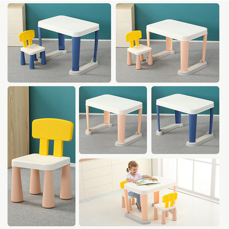 Kids Modern Non slip Table x 1  and Chair x 2 Set. Age 1 to 6 (Pink) KIDS TABLE SET urbancart.in