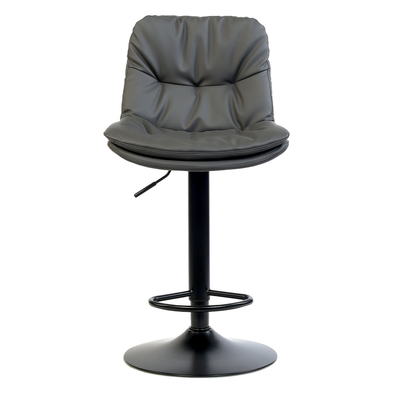 Austin Modern Barstool With Pu Leather, Adjustable Height And Swivel Seat.