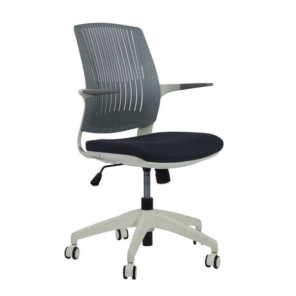 White best sale swivel chair