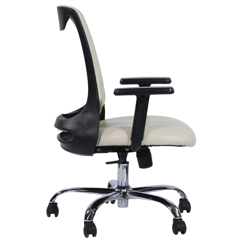 Hudson Revolving Armrest Adjustable Office Desk Chair with PU Leather