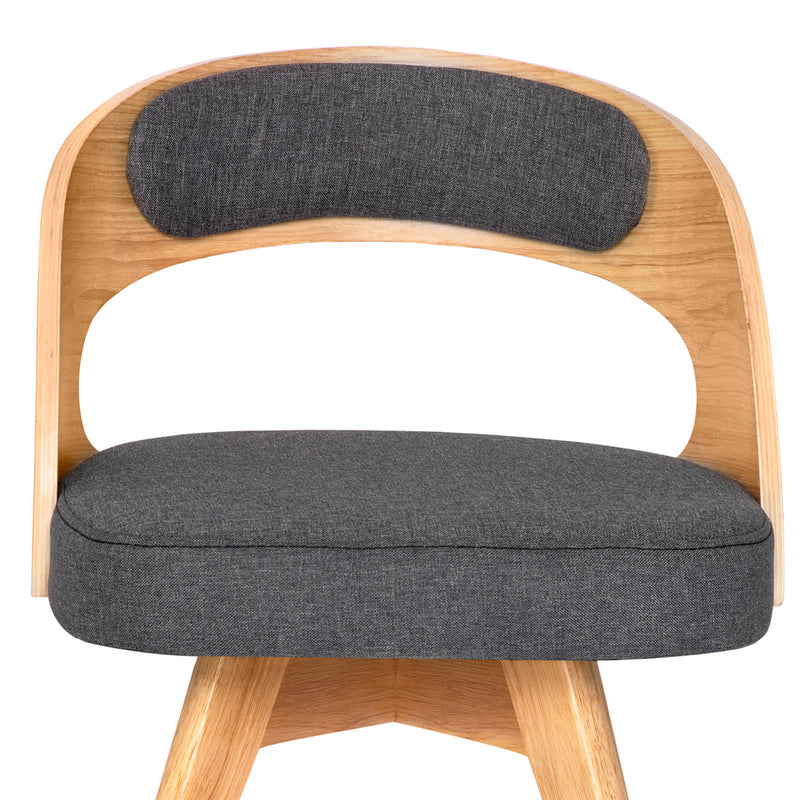 360° Revolving Seat Dining Chair -Grey Chair urbancart.in
