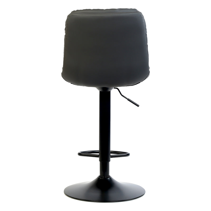 Austin Modern Barstool With Pu Leather, Adjustable Height And Swivel Seat.