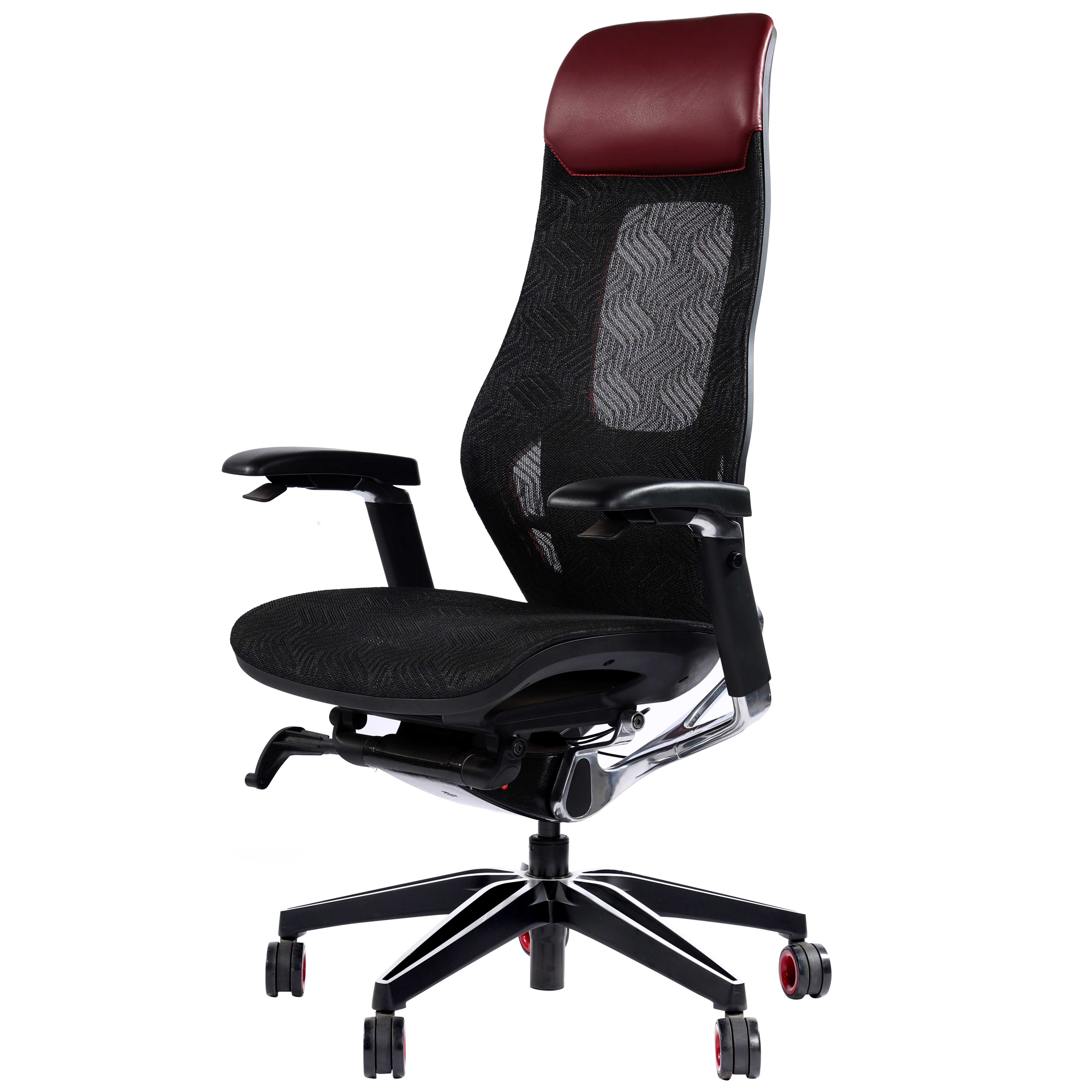 Ronald Top Line Premium Executive Ergonomic Office Chair - Red & Black Chair urbancart