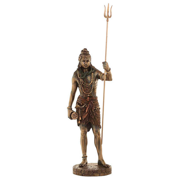 SOLD Standing Bronze Shiva Sculpture 26