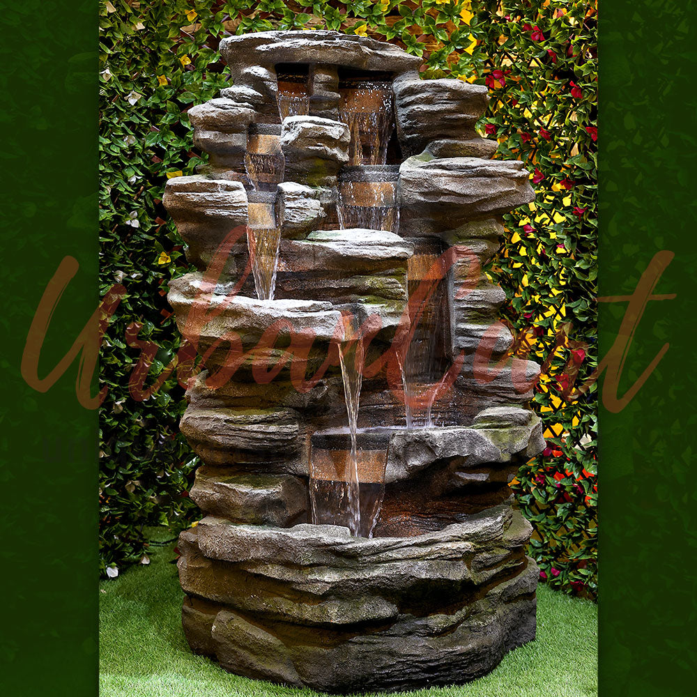 Stony Waterfall Sand Stone Water Fountain