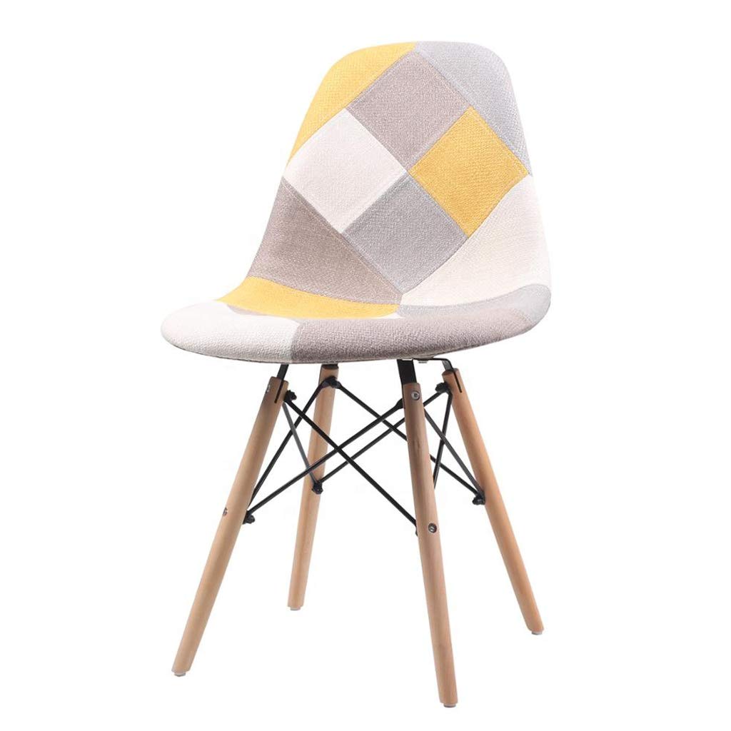Eames Replica Patchwork Chair - Yellow Chair urbancart.in