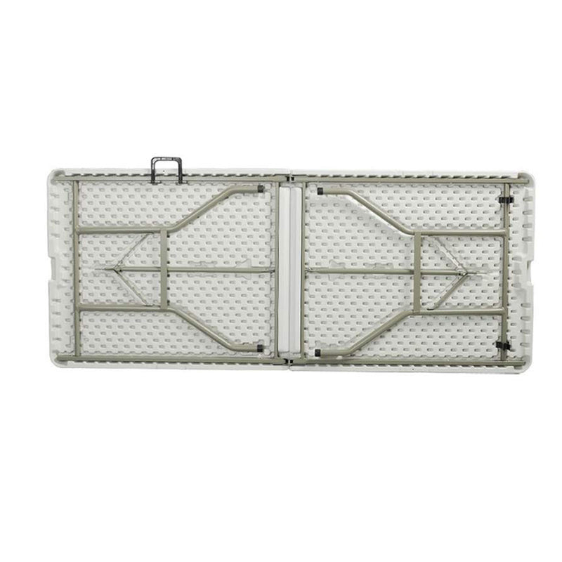 1.8 Metre Portable Folding  ABS Outdoor Picnic Garden Table - White OUTDOOR urbancart.in