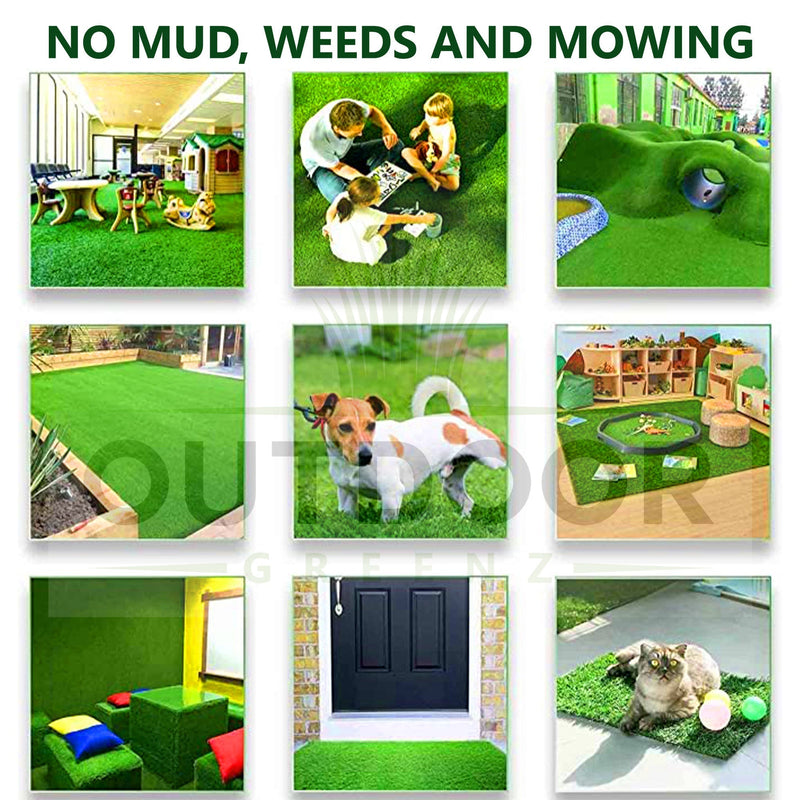 50 mm Realistic high density artificial synthetic grass.