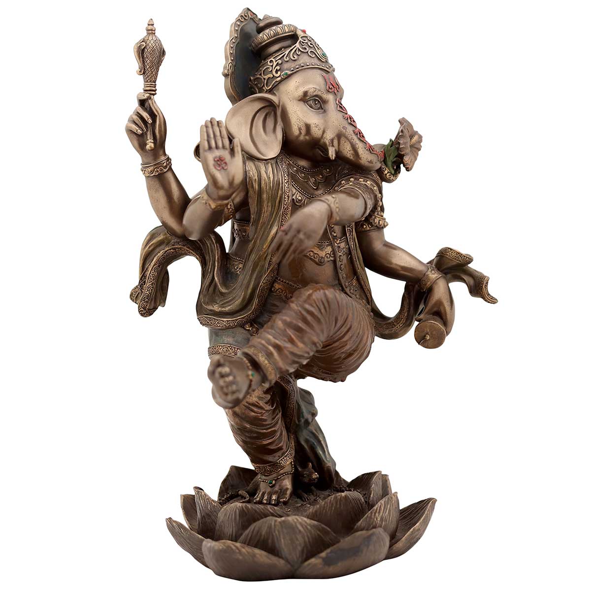 Premium Photo | Hyper realistic photo of a hindu lord ganesha with four  hands dancing full length pose high