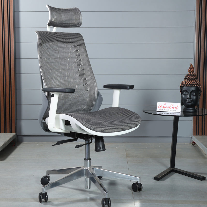 Spidy Executive Mesh High Back Office Chair with Aluminium Base