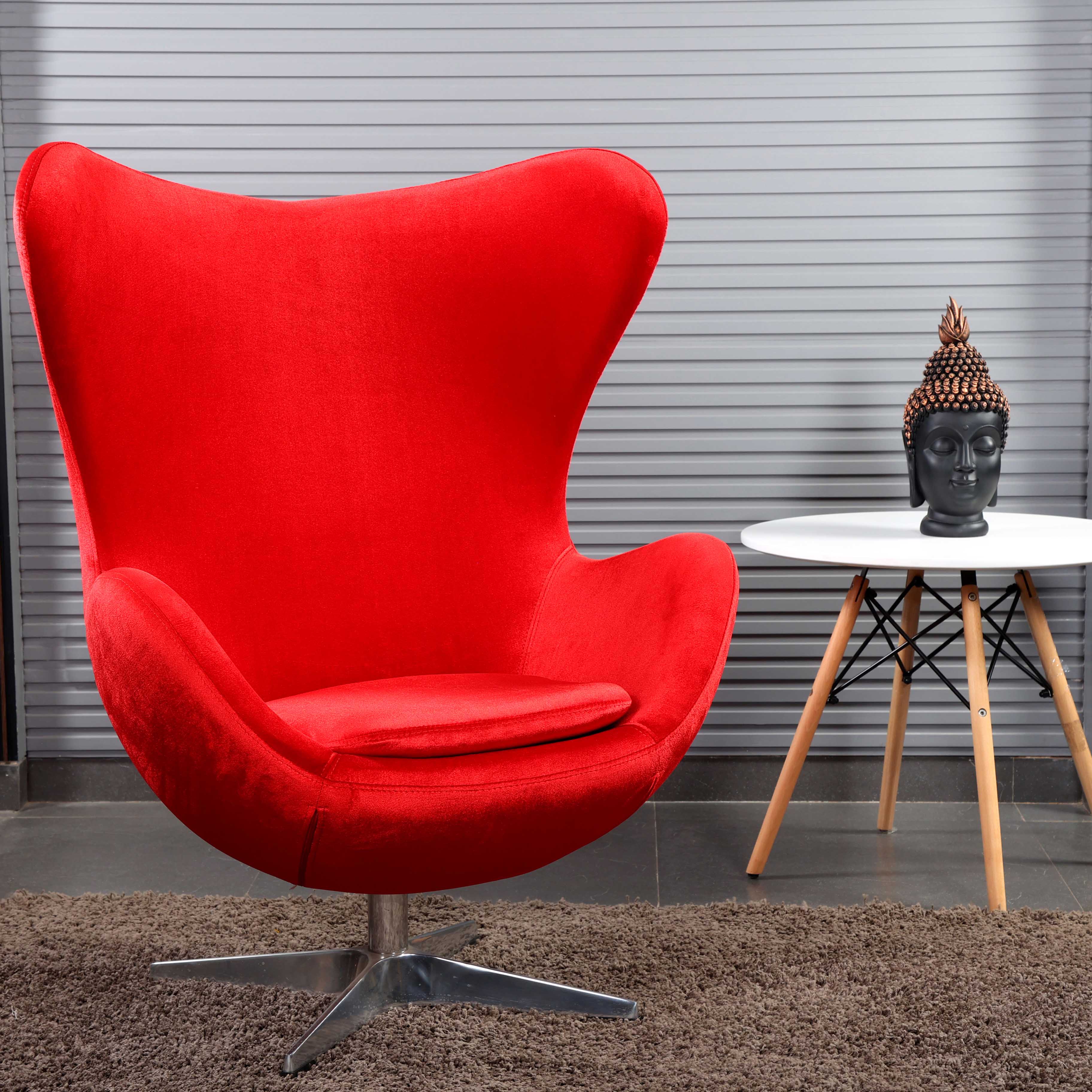 Red lounge online chair