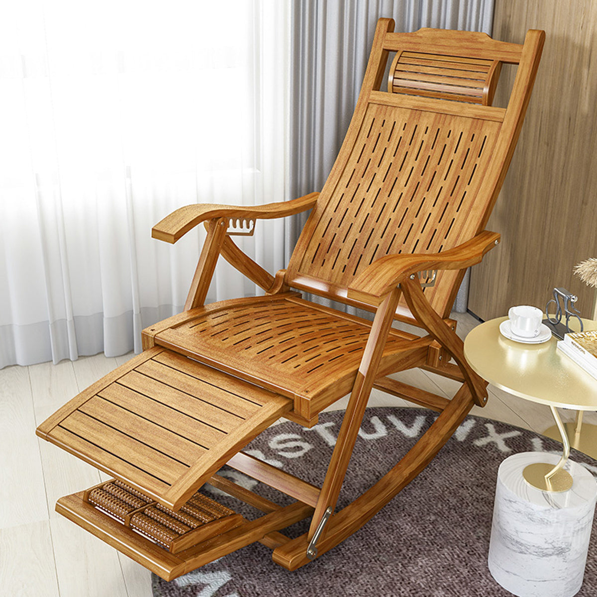 Urbancart relax bamboo rocking chair new arrivals