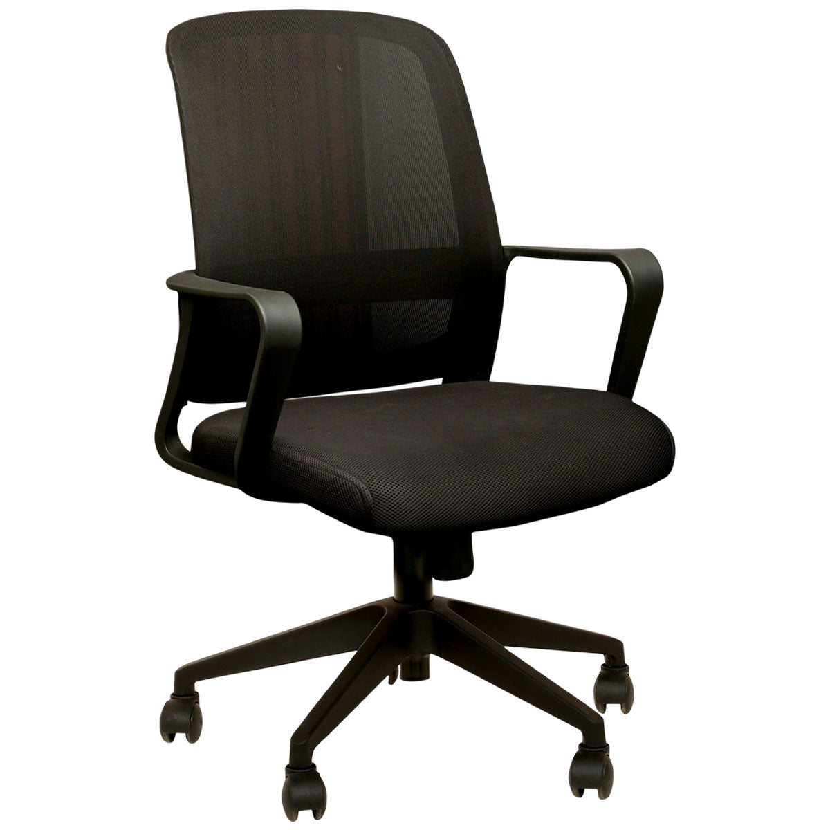 Cosmo Mid Back Ergonomic Office Chair - Black