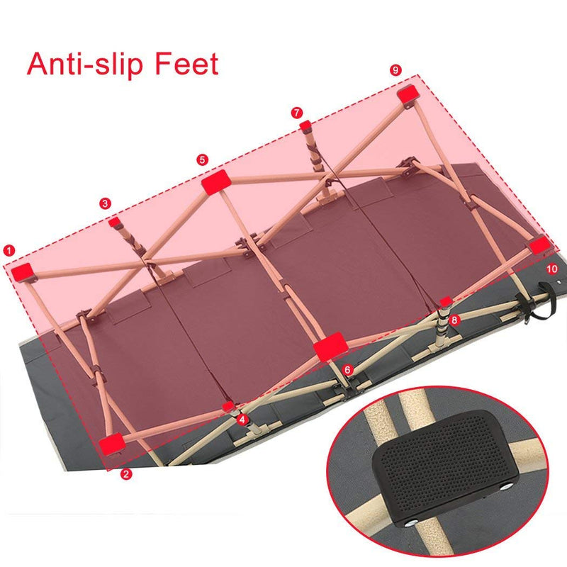 Portable Folding Camping Cot for Camping/ Picnic OUTDOOR urbancart.in